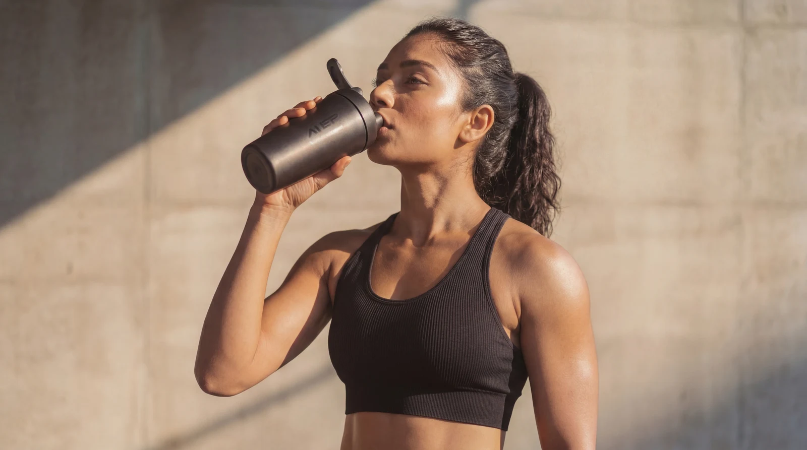A Zelta member exercising